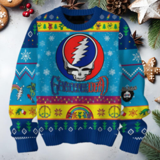 Grateful Dead Band Merry Christmas 2024 Ugly Sweater