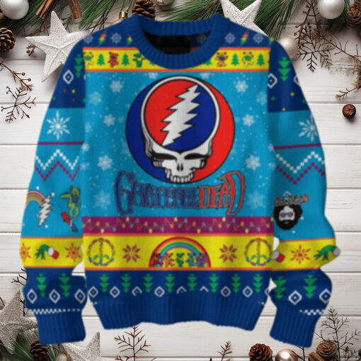 Grateful Dead Band Merry Christmas 2024 Ugly Sweater