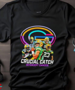 Green Bay Packers Crucial Catch Intercept Cancer NFL shirt