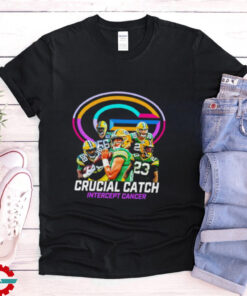 Green Bay Packers Crucial Catch Intercept Cancer NFL shirt