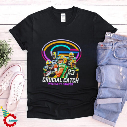 Green Bay Packers Crucial Catch Intercept Cancer NFL shirt