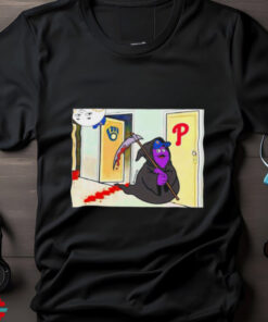 Grimace Grim Reaper vs Phillies knock knock MLB shirt