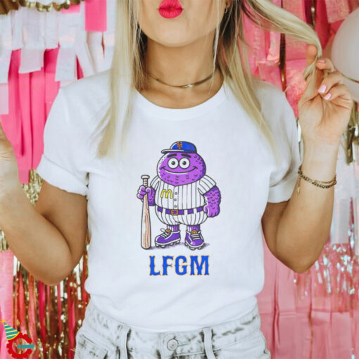 Grimace Mets baseball mascot beautiful monster shirt