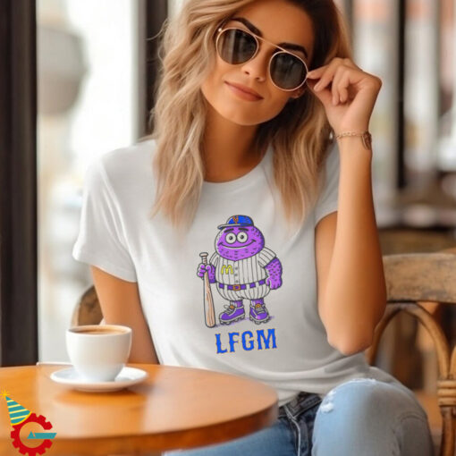 Grimace Mets baseball mascot beautiful monster shirt