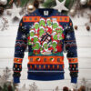 Grinch Detroit Tigers Santa Baseball Ugly Christmas Sweater