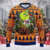 Grinch Stealing Christmas With New York Mets Logo Ugly Sweater