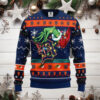 Grinch Detroit Tigers Santa Baseball Ugly Christmas Sweater