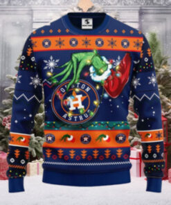 Grinch Stealing Houston Astros Christmas Sweater