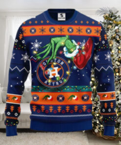 Grinch Stealing Houston Astros Christmas Sweater