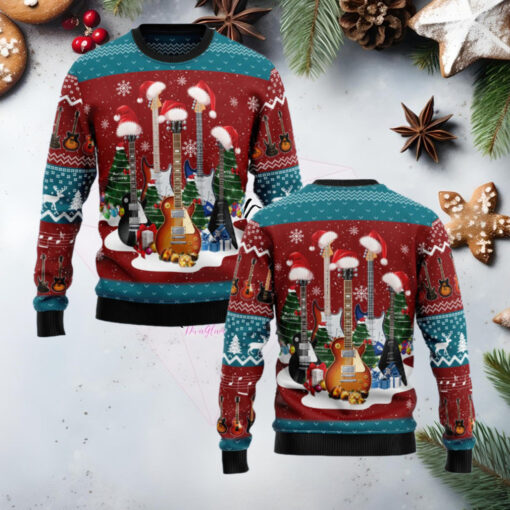 Guitar Christmas Ugly Christmas Sweater