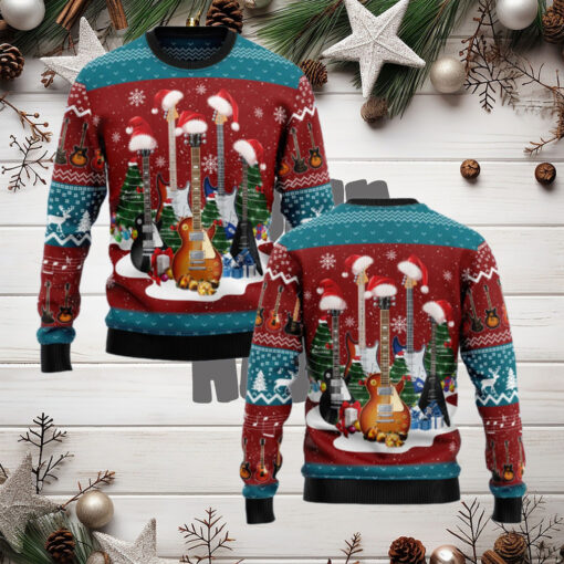 Guitar Christmas Ugly Christmas Sweater