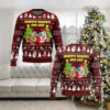 Baltimore Ravens The Grinch Drink Coffee Ugly Christmas Sweater