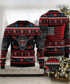 Hockey Puck Christmas Ugly Christmas Sweater