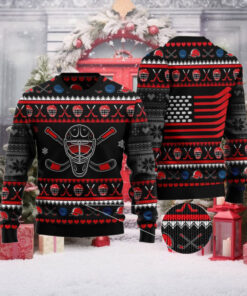 Hockey Puck Christmas Ugly Christmas Sweater