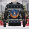 Houston Astros Blue And Orange Snowflake Ugly Christmas Sweater