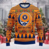 Houston Astros Gnome Peace Sign Ugly Christmas Sweater