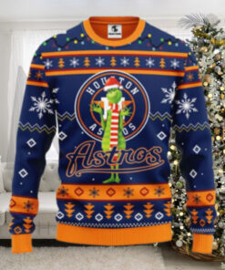 Houston Astros Grinch Logo Christmas Sweater