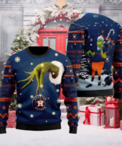 Houston Astros Grinch Stole Christmas Ugly Sweater