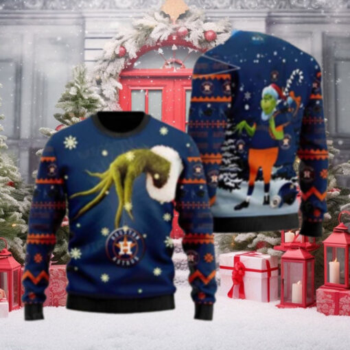 Houston Astros Grinch Stole Christmas Ugly Sweater