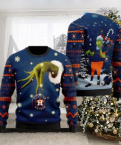 Houston Astros Grinch Stole Christmas Ugly Sweater