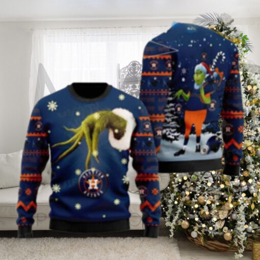 Houston Astros Grinch Stole Christmas Ugly Sweater