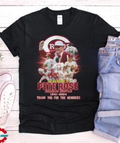 In Memorty Pete Rose Charlie Hustle 1941 2024 Thank You For The Memories Unisex T Shirt