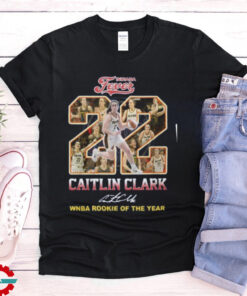 Indiana Fever Caitlin Clark Signature Rookie Of The Year Signature Unisex T Shirt