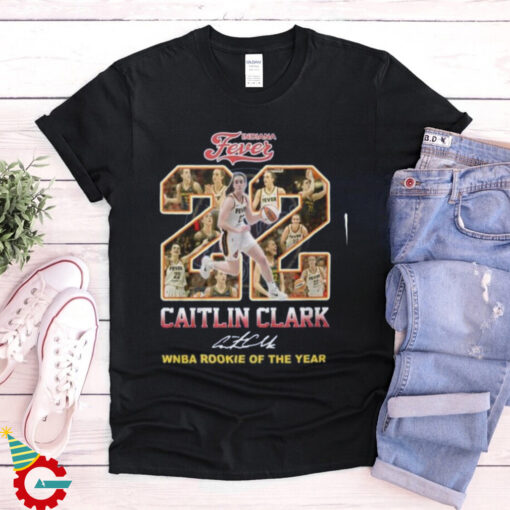 Indiana Fever Caitlin Clark Signature Rookie Of The Year Signature Unisex T Shirt