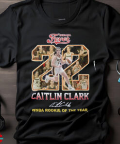 Indiana Fever Caitlin Clark Signature Rookie Of The Year Signature Unisex T Shirt