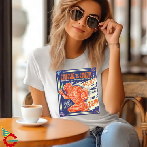 NFL Los Angeles Chargers vs Denver Broncos Final Oct 13th 2024 Fight Like A Bronco Poster t shirt