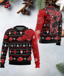 Itachi Crow Akatsuki Naruto Ugly Christmas Sweater