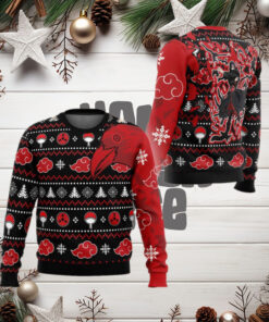 Itachi Crow Akatsuki Naruto Ugly Christmas Sweater