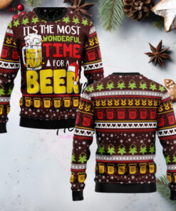 It’s The Most Wonderful Time For A Beer Ugly Christmas Sweater