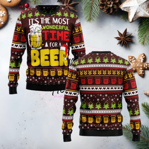 It’s The Most Wonderful Time For A Beer Ugly Christmas Sweater