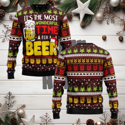 It’s The Most Wonderful Time For A Beer Ugly Christmas Sweater