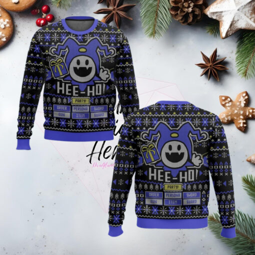 Jack Frost Video Game Christmas Ugly Sweater