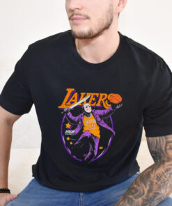 Jason Voorhees x NBA Los Angeles Lakers Graphic 2024 t shirt