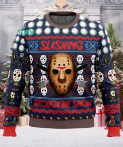 Jason Vorhees Friday The 13th Ugly Christmas Sweater