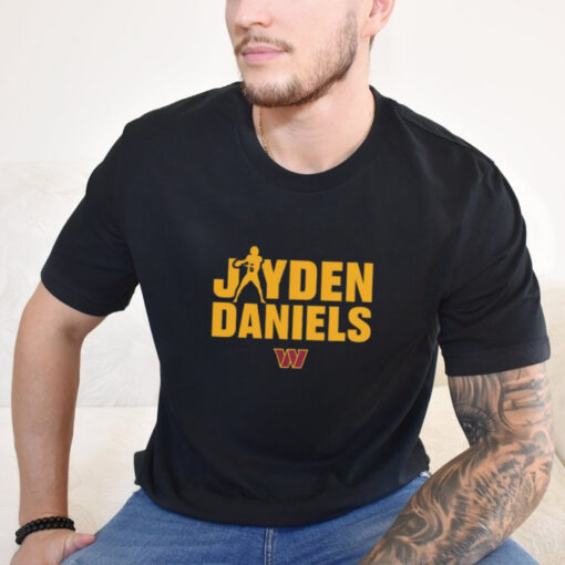 Jayden Daniels Washington Commanders Play Motion shirt