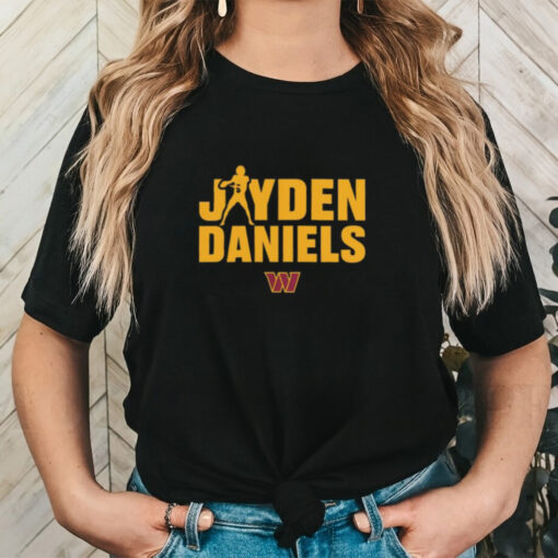 Jayden Daniels Washington Commanders Play Motion shirt