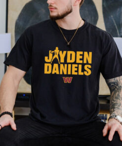 Jayden Daniels Washington Commanders Play Motion shirt