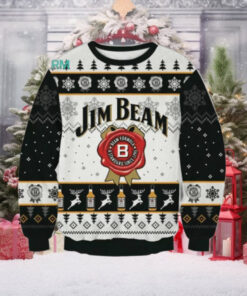 Jim Beam Black And White 2024 Ugly Sweater