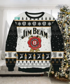 Jim Beam Black And White 2024 Ugly Sweater