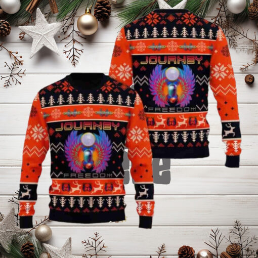 Journey Band Freedom Christmas Sweater Chirstmas Gifts 2024 Xmas For Family And Friends Ugly Sweater