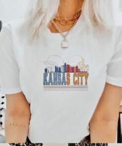 Kansas City Chiefs And Kansas City Royals Skyline 2024 T shirt