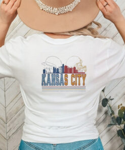 Kansas City Chiefs And Kansas City Royals Skyline 2024 T shirt