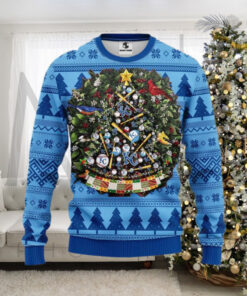 Kansas City Royals Christmas Tree Baseball Themed Ugly Sweater