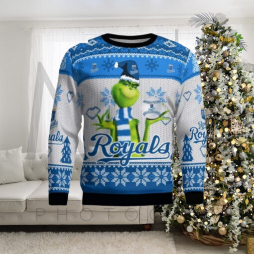 Kansas City Royals Grinch Winter Wonderland Ugly Sweater