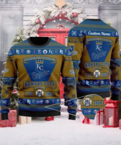 Kansas City Royals Retro 1969 Logo Ugly Christmas Sweater