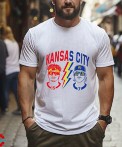 Kansas City Royals and Kansan City Chiefs football Patrick Mahomes vs Witt Jr. shirt